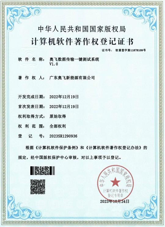 知识产权证书