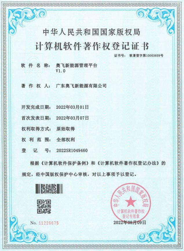 知识产权证书